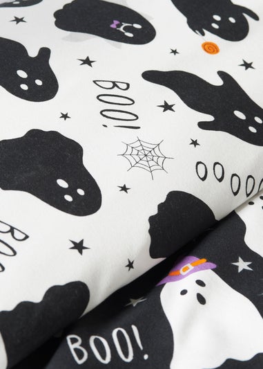 Halloween Monochrome Ghost Duvet Set