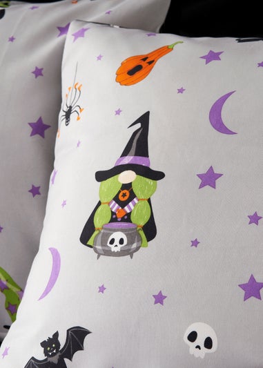 Halloween Reversible Gnome Duvet Set