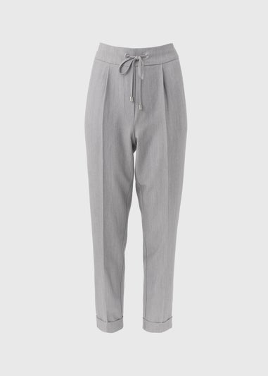 Et Vous Grey Tapered Trousers