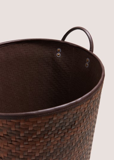 Dark Woven Urban Basket