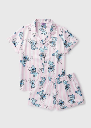 Disney Stitch Pink Pyjama Set