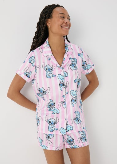 Disney Stitch Pink Pyjama Set