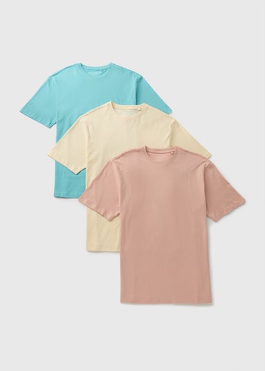 3 Pack Multicoloured T-Shirts