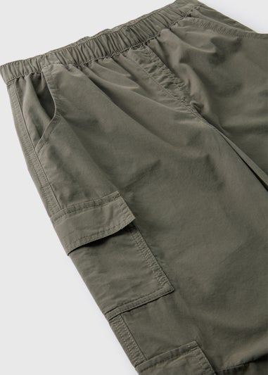 Girls Khaki Parachute Trousers (7-15yrs)