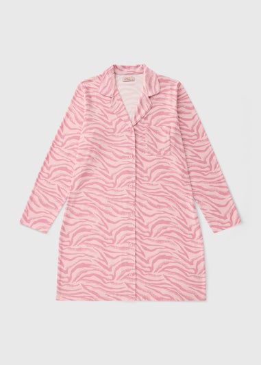 Pink Zebra Shirt Nightie