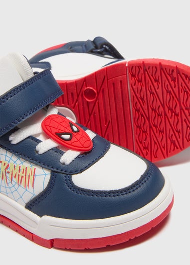 Spiderman Boys High Top Trainers (Younger 4-12yrs)