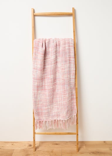 Pink Mottle Throw