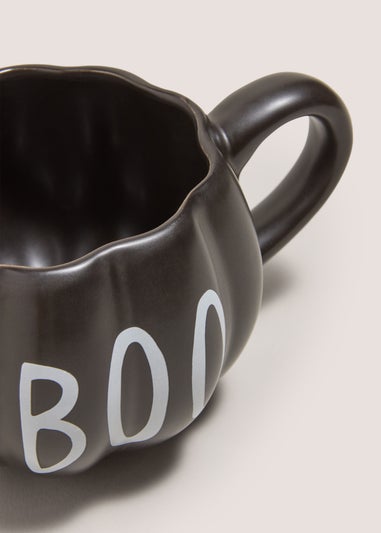 Halloween Black Boo Mug