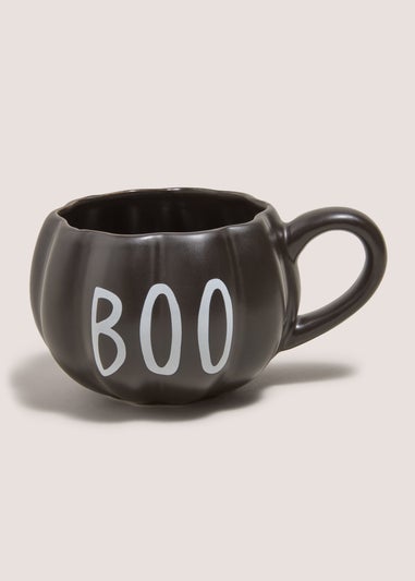 Halloween Black Boo Mug