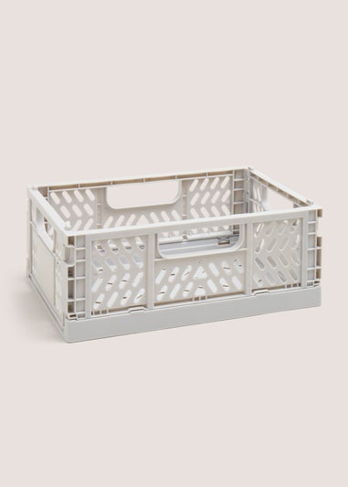 Grey Small Collapsible Crate (210mmx145mmx85mm)