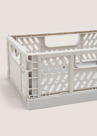 Grey Small Collapsible Crate (210mmx145mmx85mm)