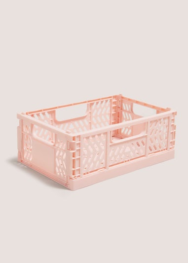 Pink Small Collapsible Crate (210mmx145mmx85mm)