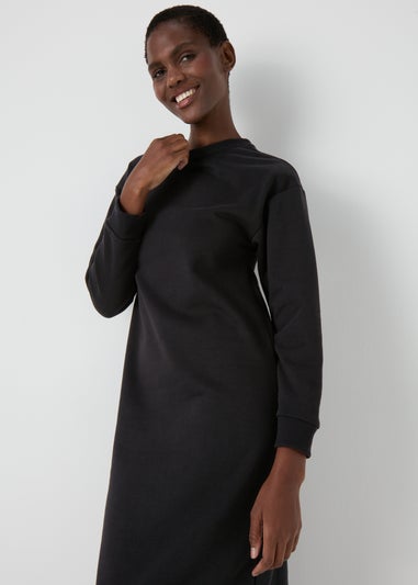 Black Sweater Midi Dress