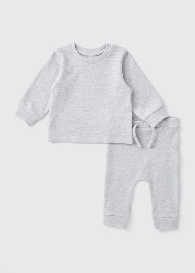 Baby Grey Top and Leggings Set (Newborn-23mths)