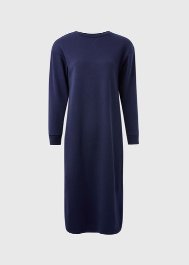 Navy Midi Sweater Dress