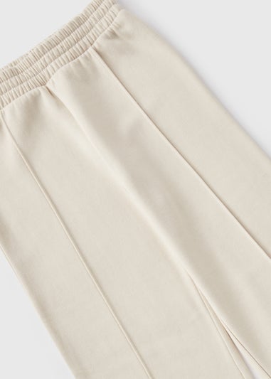 Girls Cream Wide Leg Joggers (7-15yrs)