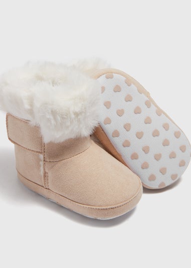 Baby Beige Snug Boot (Newborn-18mths)