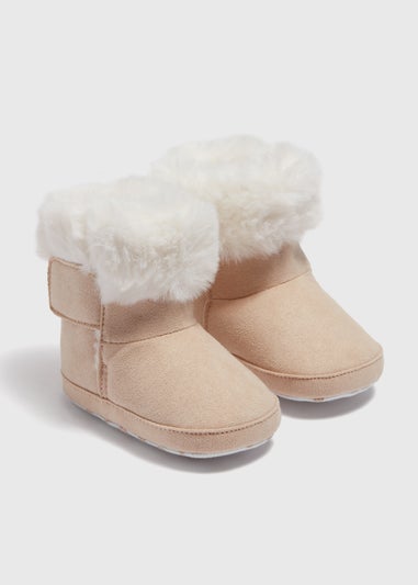 Baby Beige Snug Boot (Newborn-18mths)