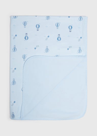 Baby Blue Balloon Blanket