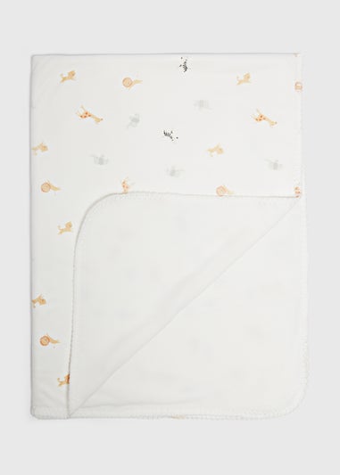 Baby Cream Safari Blanket