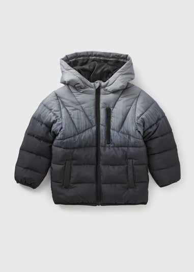 Boys Black Ombre Padded Coat (1-7yrs)