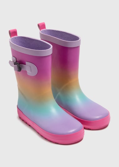 Girls Multicolour Wellies (Younger 10-Older 5)