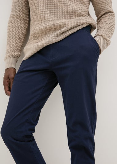 Navy Flex Chinos