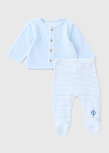 Baby Blue Top & Legging Set (Newborn-18mths)