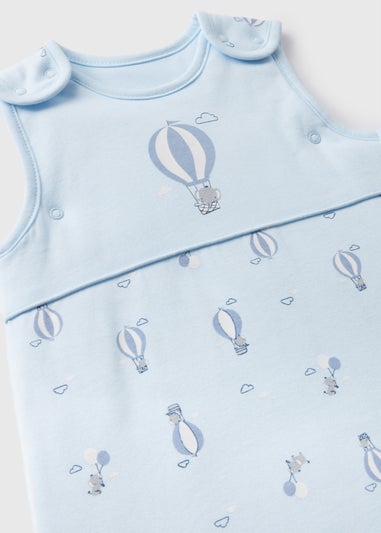 Baby Blue Hot Air Balloon Sleeping Bag (Newborn-18mths)