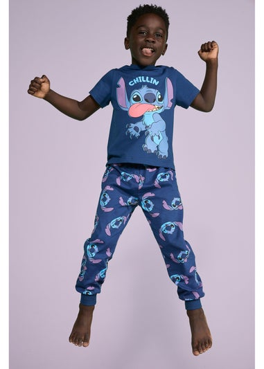 Disney Kids Stitch Top & Bottom Pyjama Set (1-7yrs)