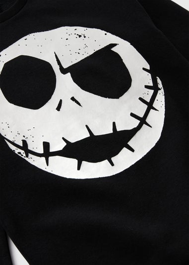 Kids Black Jack Skellington Sweat Top (1-12yrs)