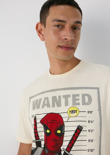 Marvel Deadpool Cream Pyjama Set