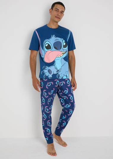 Stitch Navy Pyjama Set Matalan