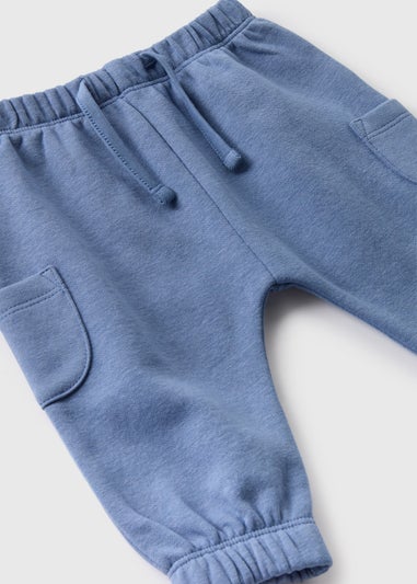 Baby Blue Cargo Jogging Bottoms (Newborn-23mths)