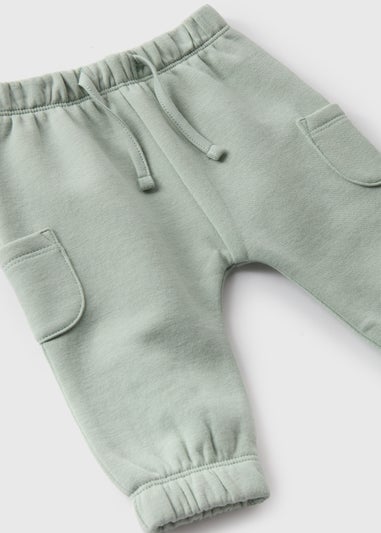 Baby Green Cargo Jogging Bottoms (Newborn-23mths)