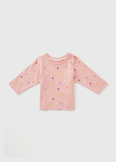 Baby Pink Floral T-Shirt (Newborn-23mths)