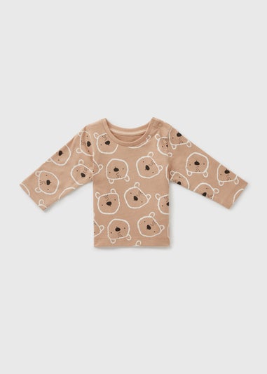 Baby Brown Bear T-Shirt (Newborn-23mths)