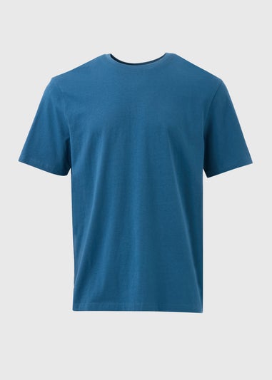 Blue Essential Crew Neck T-Shirt