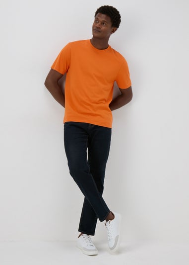 Orange Essential Crewneck T-Shirt