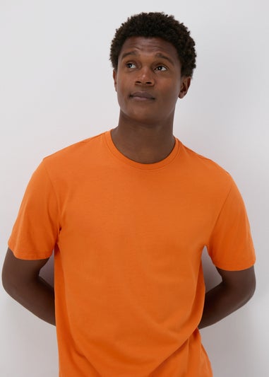 Orange Essential Crewneck T-Shirt