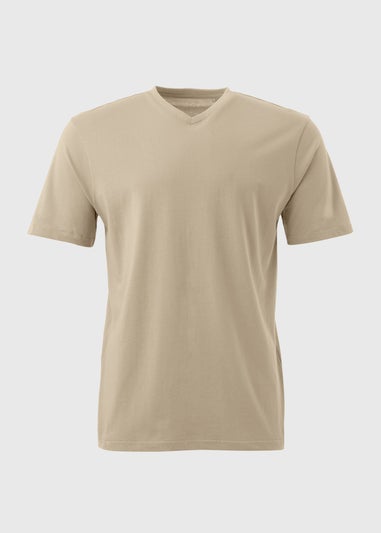 Stone V Neck Essential T-Shirt