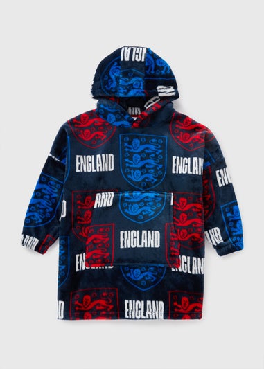 Navy Boys England Snuggle Hoodie (7-15yrs)