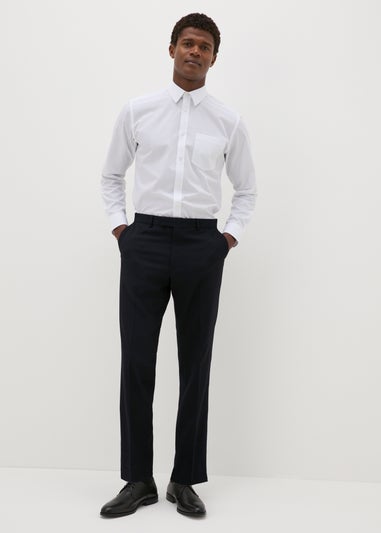 Taylor & Wright Dunham Navy Textured Evening Trousers