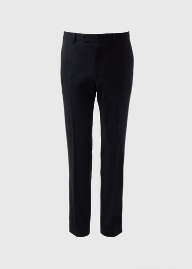 Taylor & Wright Navy Textured Dunham Trousers