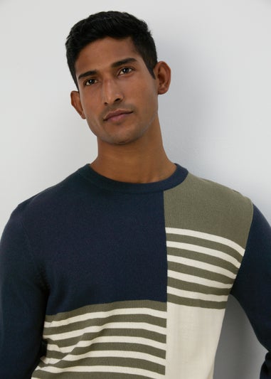 Multicolour Block Colour Jumper