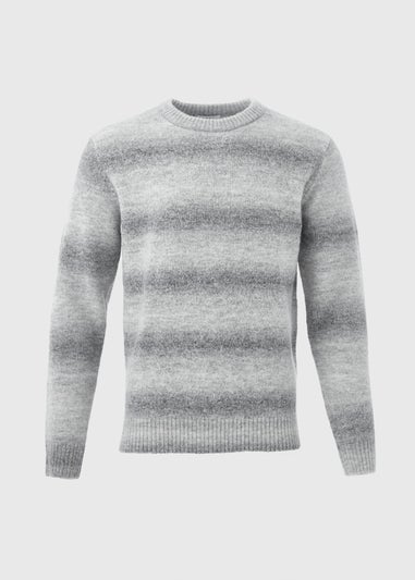 Grey Ombre Knit Jumper