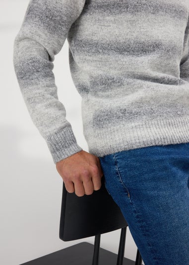 Grey Ombre Knit Jumper