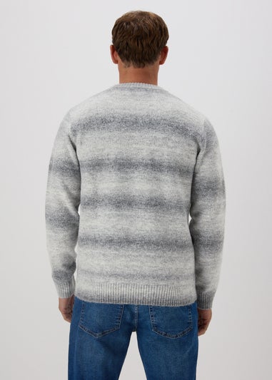 Grey Ombre Knit Jumper