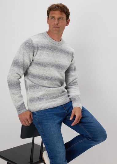 Grey Ombre Knit Jumper