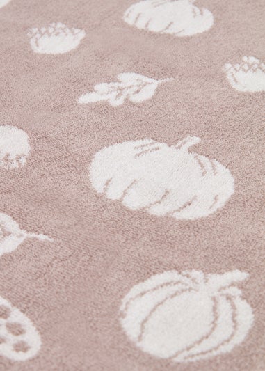 Neutral Pumpkin Design Towels